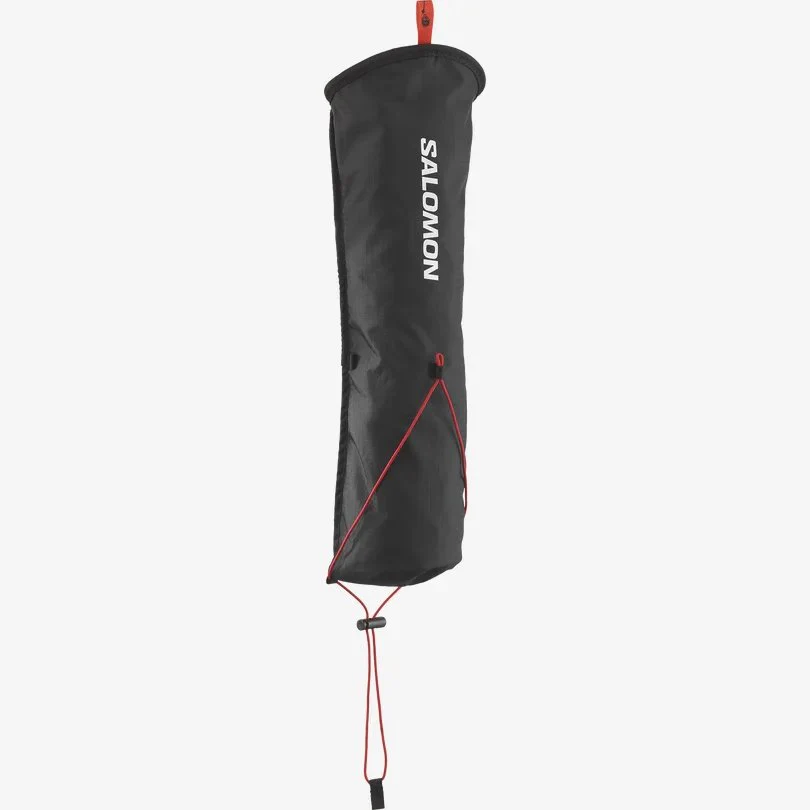 Carquois pour sac de trail Salomon quiver custom noir – Image 2